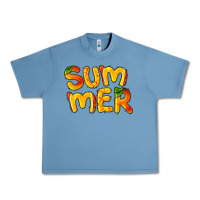 Pebble Blue summer mango Urban Heavy Tee - BarkalooDesign