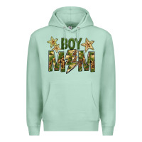 Seafoam Boy Mom Premium Hoodie - BundleAndBundleShop