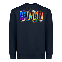 Navy human Heavyweight Sweatshirt - Zillion Design Studio