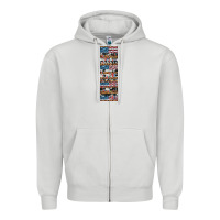 Dove Grey usa flag and western patterns  penwraps Zipper Hoodie - Artiststas