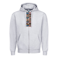 Heather Grey usa flag and western patterns  penwraps Zipper Hoodie - Artiststas