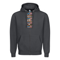 Smoke usa flag and western patterns  penwraps Zipper Hoodie - Artiststas