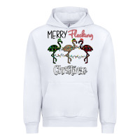 White Merry Flocking Christmas Urban Hoodie - Bettercallsaul
