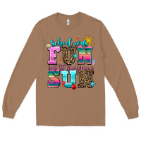 Toasted Coconut school was  fun but its time for some  sun Long Sleeve Tee - AdoDesignShop