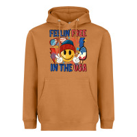 Meerkat feelin free in the usa Heavyweight Hoodie - MaliasSmallBusiness