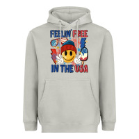 Moon Dust feelin free in the usa Heavyweight Hoodie - MaliasSmallBusiness