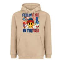 Mushroom feelin free in the usa Heavyweight Hoodie - MaliasSmallBusiness