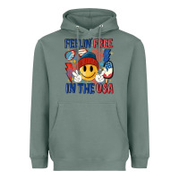 Sage feelin free in the usa Heavyweight Hoodie - MaliasSmallBusiness