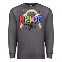 Charcoal Heather pride tribe Premium Sweatshirt - MaliasSmallBusiness