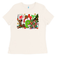 Bone lpn christmas nurse with Ladies Tee - AdoDesignShop