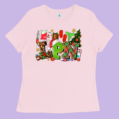 Lpn Christmas Nurse With Ladies Tee Designed By Adodesignshop