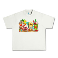 Pistachio summer vibes coffee cups Urban Heavy Tee - Zillion Design Studio