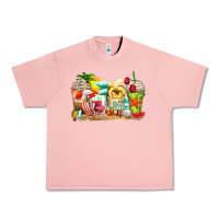 Salmon summer vibes coffee cups Urban Heavy Tee - Zillion Design Studio