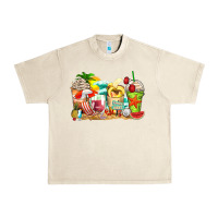 Sandshell summer vibes coffee cups Urban Heavy Tee - Zillion Design Studio