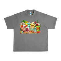 Tornado summer vibes coffee cups Urban Heavy Tee - Zillion Design Studio