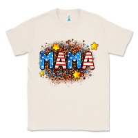 Natural usa Mama  leopard background Classic Tee - AdoDesignShop