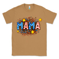 Toasted Coconut usa Mama  leopard background Classic Tee - AdoDesignShop