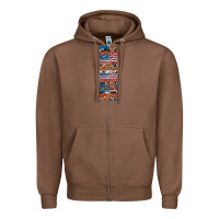 Chestnut usa flag and western patterns  penwraps Zipper Hoodie - Artiststas