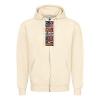 Sandshell usa flag and western patterns  penwraps Zipper Hoodie - Artiststas