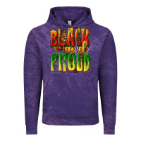 Cloud Purple black and proud Vintage Hoodie - texasbilliewilder