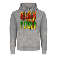 Cloud Rock black and proud Vintage Hoodie - texasbilliewilder