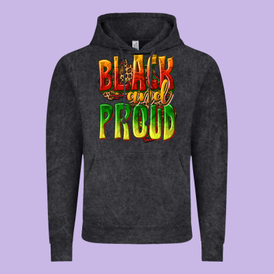 Vintage Hoodie black and proud