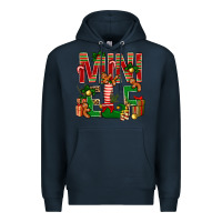 Navy Christmas Mini Elf Premium Hoodie - BundleAndBundleShop