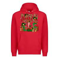 Red Christmas Mini Elf Premium Hoodie - BundleAndBundleShop