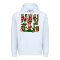White Christmas Mini Elf Premium Hoodie - BundleAndBundleShop
