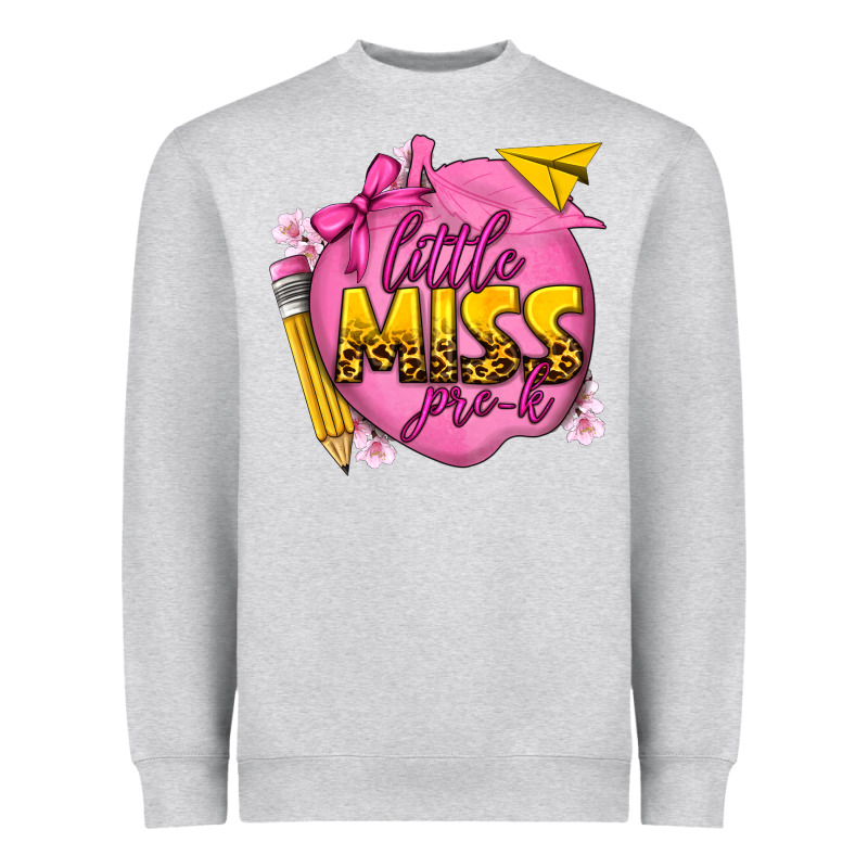 Little Miss Pre K Heavyweight Sweatshirt by texasbilliewilder | Teevron