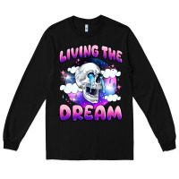 Black living the dream Long Sleeve Tee - JahusDesignShop