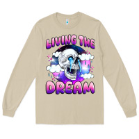 Mushroom living the dream Long Sleeve Tee - JahusDesignShop