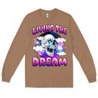 Toasted Coconut living the dream Long Sleeve Tee - JahusDesignShop