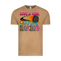 Vintage Camel just a girl who loves racing Vintage Tee - Zillion Design Studio