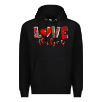 Black love vibes Premium Hoodie - AdoDesignShop