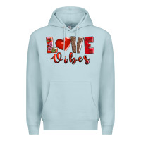 Blue Mist love vibes Premium Hoodie - AdoDesignShop