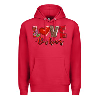 Cardinal love vibes Premium Hoodie - AdoDesignShop