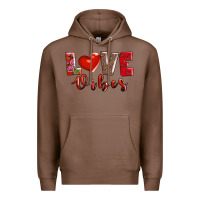 Chestnut love vibes Premium Hoodie - AdoDesignShop
