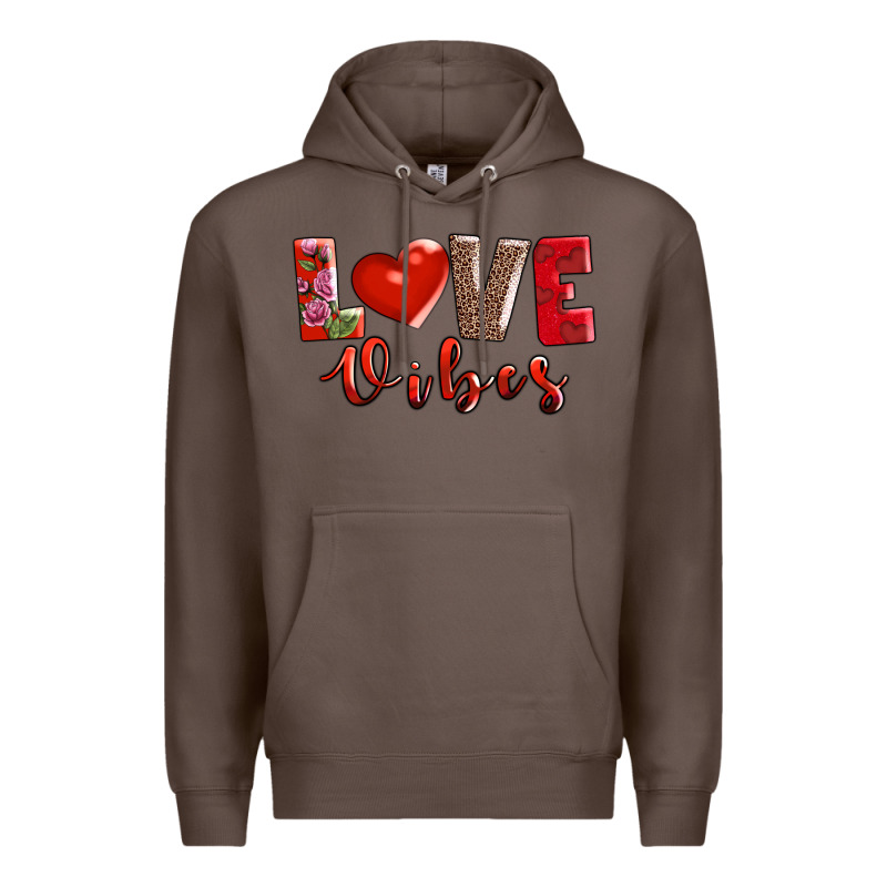 Love Vibes Premium Hoodie by AdoDesignShop | Teevron
