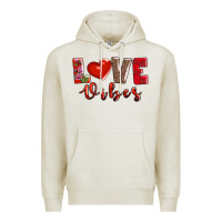 Oatmeal Heather love vibes Premium Hoodie - AdoDesignShop