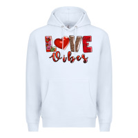White love vibes Premium Hoodie - AdoDesignShop