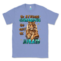 Colony Blue be strong and courageous Classic Tee - JahusDesignShop