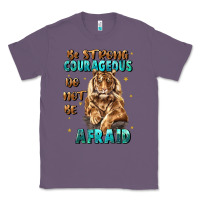Lavender be strong and courageous Classic Tee - JahusDesignShop