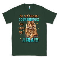 Sports Green be strong and courageous Classic Tee - JahusDesignShop