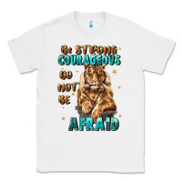 White be strong and courageous Classic Tee - JahusDesignShop