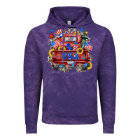 Cloud Purple usa truck Vintage Hoodie - Zillion Design Studio