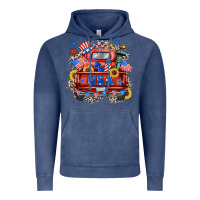 Vintage Denim usa truck Vintage Hoodie - Zillion Design Studio