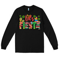Black let's fiesta Long Sleeve Tee - JahusDesignShop