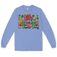 Colony Blue let's fiesta Long Sleeve Tee - JahusDesignShop