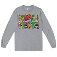 Heather Grey let's fiesta Long Sleeve Tee - JahusDesignShop